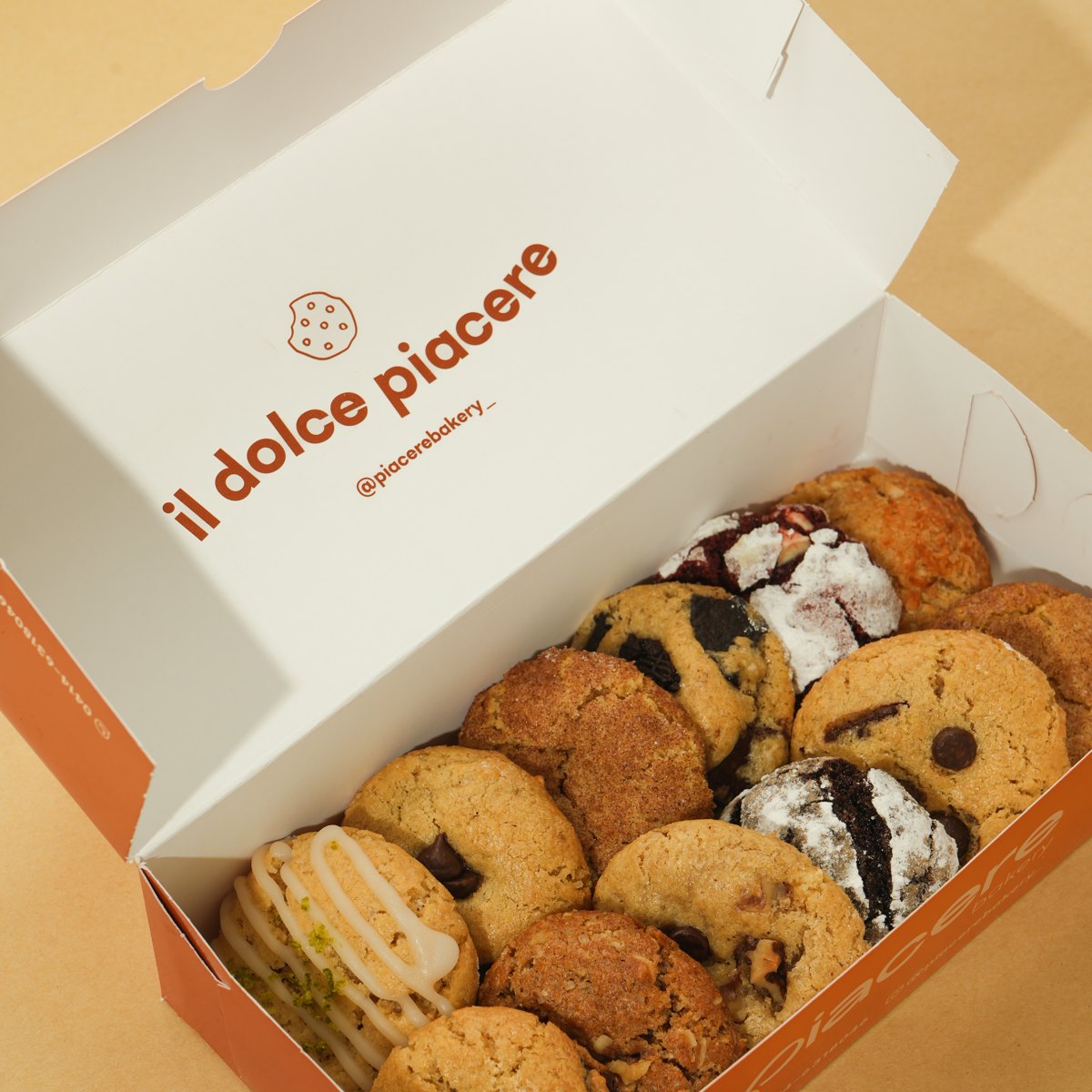 Box pequeña de galletas de Piacere Bakery