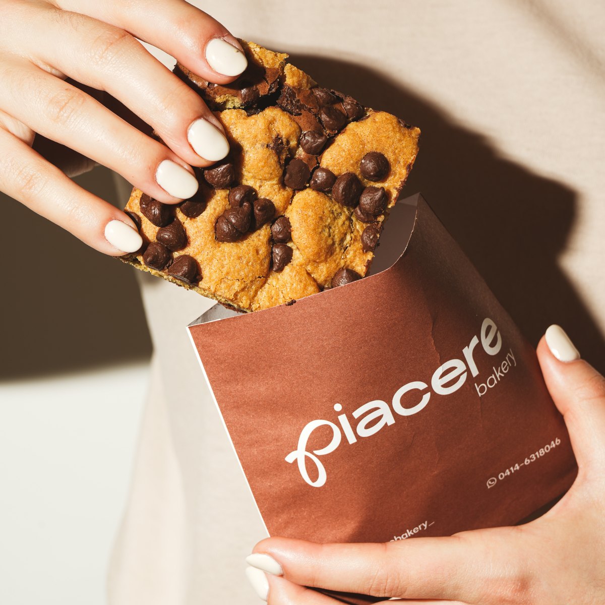 Cookie brownie de Piacere Bakery